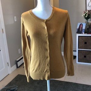GAP yellow cardigan
